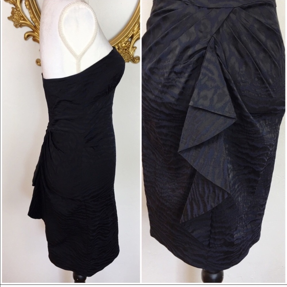 NWT Diane Von Furstenberg Black/Navy Zebra Print 4